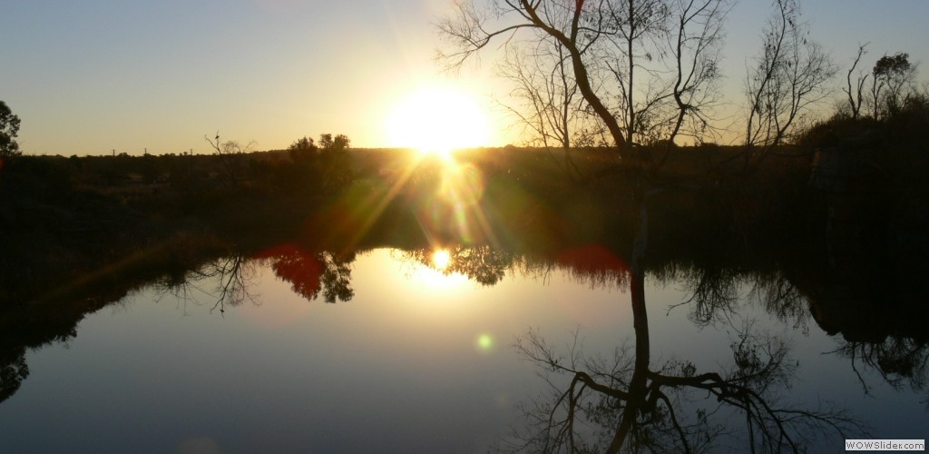 African Sun on Water